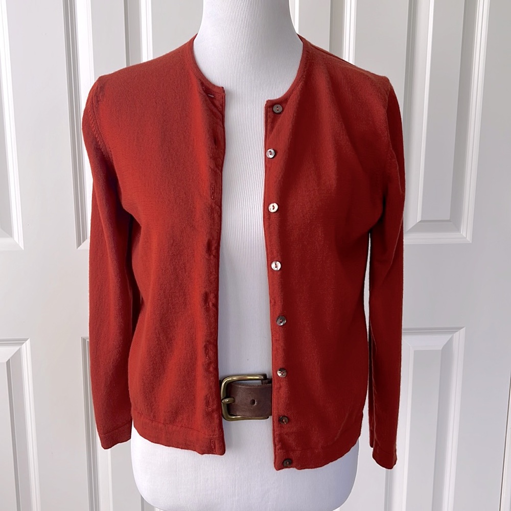 Vintage Lord & Taylor 100% wool button cardigan